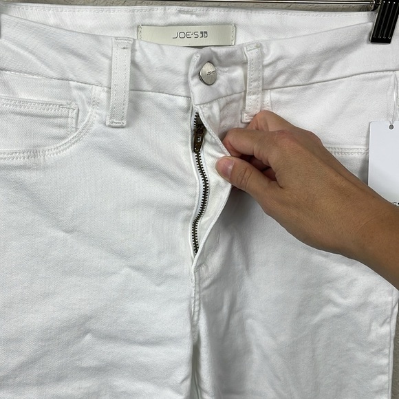 NWT Joes Jeans Flawless High Rise Honey Curvy Cropped Boot Cut Jeans White 28 - Picture 4 of 15